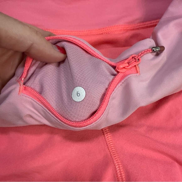 Lululemon Athletica Pink and Coral Athletic Shorts - Picture 4 of 6